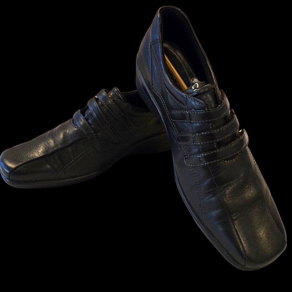 Ecco “Shade” 3-Strap Leather Shoes – EU 42 – Like New (Worn Once)